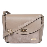 Torebka Skórzana Vezze Valva Taupe