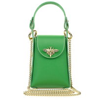 Torebka Skórzana Vezze Vespa Poco Trawiasta