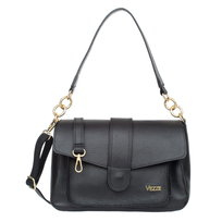 Torebka Skórzana Vezze Volta Czarna