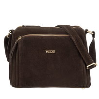 Torebka Zamszowa Vezze Boria Vello Choco