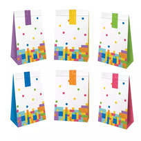 Torebki Na Cukierki Klocki 6 Szt.