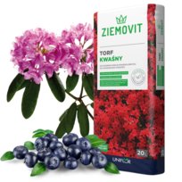 TORF KWAŚNY OGRODNICZY PODŁOŻE ZIEMIA DO BORÓWKI RODODENDRONÓW IGLAKÓW 20L
