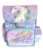 Tornister dla dziewczynki Bambino jednorożec fioletowy