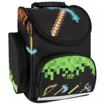 Tornister szkolny dla chłopca, gry, czarny, Starpak Pixel Game Kilof 506708