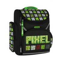 Tornister szkolny dla chłopca, Pixel, zielony, Starpak Starpak