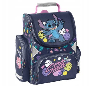 Tornister szkolny dla dziewczynki Lilo i Stitch, granatowy, Paso DS24BB - Paso