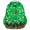 Tornister szkolny dla dziewczynki, Piksele, zielony, St.Right - St.Right