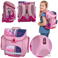 Tornister usztywniany szkolny plecak lekki ergonomiczny różowy 1,10kg 14L