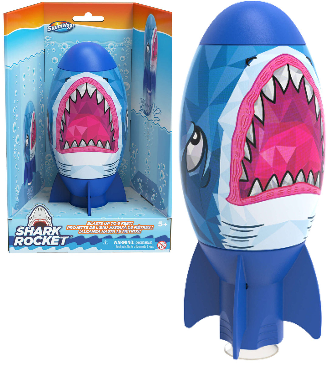 Zdjęcia - Zabawka do kąpieli Spin Master Torpeda do zabawy w wodzie Shark Rocket SwimWays 