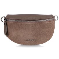 Toscanio TOS G146 BEŻ D40 nerka damska skórzana beżowa