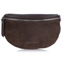 Toscanio TOS G146 C.BRĄZ D23 nerka damska skórzana czekoladowa