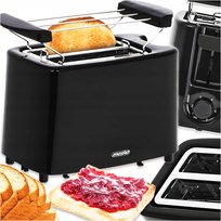 Toster 2 Tosty Czarny Kromki Kanapek Elektryczny Grzanki 900W Mesko Ms 3220 Mesko