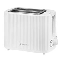 Toster Ambition Curly 930W Tacka 7 Stopni Opiekania Funkcja Stop Biały Ambition