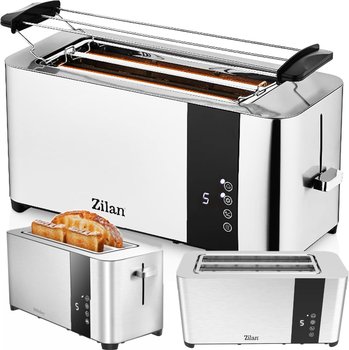 Toster Opiekacz 2 Tosty Digital Lcd Inox 1400 W - Zilan