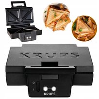 Toster Opiekacz do kanapek Krups FDK461 Sandwich Trójkąty Mocny czarny KRUPS