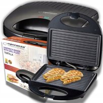 TOSTER OPIEKACZ DO KANAPEK PANINI TORTILLA TYP GRILL 1000W MOCNY Esperanza