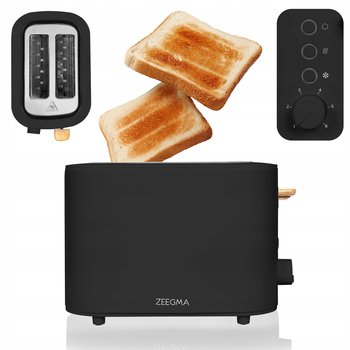 TOSTER OPIEKACZ ELEKTRYCZNY do Tostów Grzanek CZARNY 820W 6 poziomów 3tryby - Zeegma