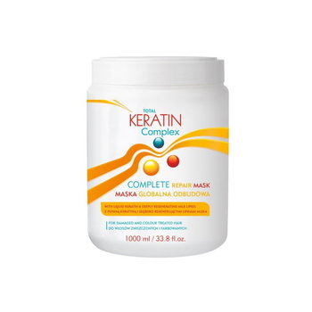 Total Keratin Complex, Maska Do Włosów, Odbudowa, 1000 ml - TOTAL KERATIN COMPLEX