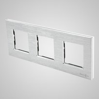 Touchme TM617W Ramka 3-krotna 86x228mm aluminium, biała Inny producent