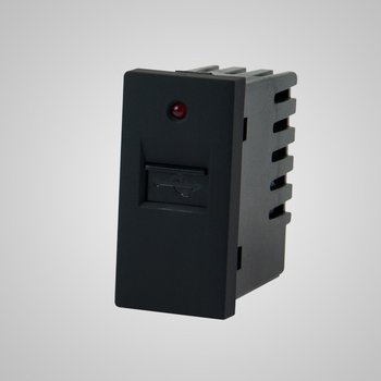 Touchme TM903B Moduł 1/2, gniazdo komputerowe RJ45, czarne - Inny producent