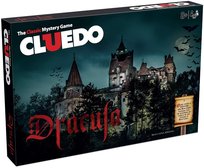 Towarzyska gra detektywistyczna Cluedo Dracula UK wersja angielska, gra planszowa, Winning Moves