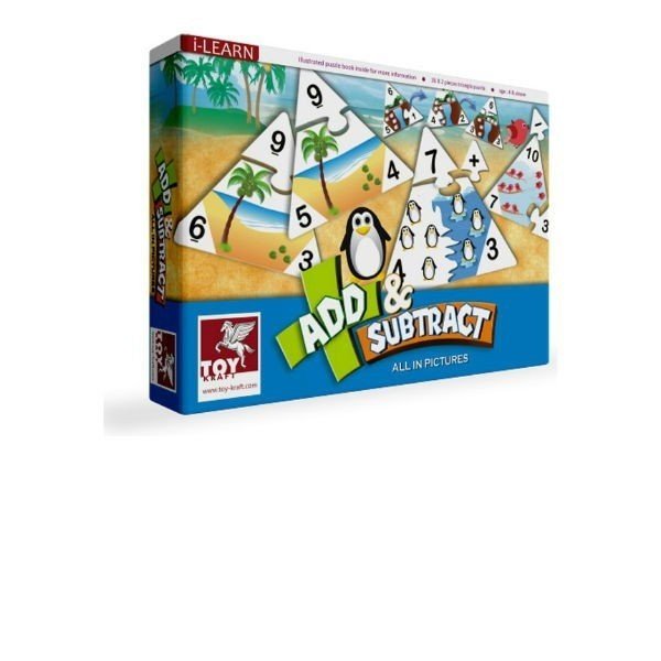 Toy Kraft, puzzle edukacyjne Dodawanie i odejmowanie