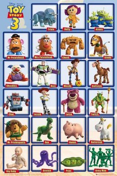 Toy Story 3 Grid  - plakat 61x91,5 cm - GBeye