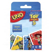 TOY STORY 5 GRA KARTY UNO gra rodzinna dla dzieci +7 lat JLN03 Mattel