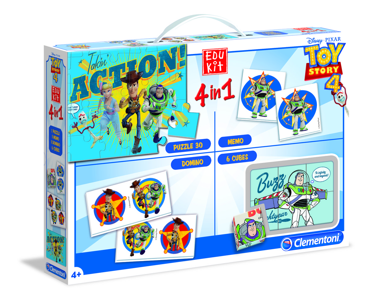 Toy Story Edu Kit 4w1, gry logiczne, Clementoni