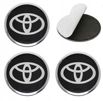 TOYOTA 4szt. NAKLEJKI EMBLEMATY ZNACZKI LOGO 60mm ALUMINIOWE Inna marka