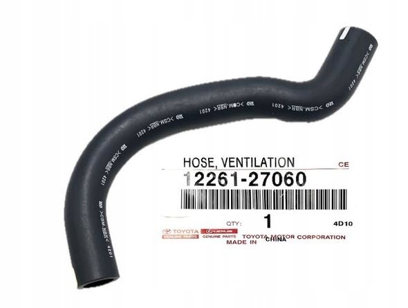 TOYOTA Avensis Corolla D4D waz przewod odmy 12261-27060 OE - Inna marka ...