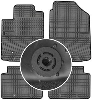 Toyota Corolla E12 Sedan / Hatchback / Kombi od 2000-2006r. Dywaniki gumowe FROGUM 0801 + mocowania MAX-DYWANIK - Frogum