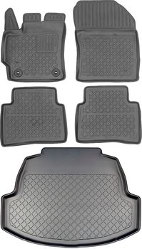 Toyota Corolla XII E210 Sedan od 03.2019r. Bagażnik ARISTAR 193385G + Dywaniki ARISTAR 603388 - Aristar