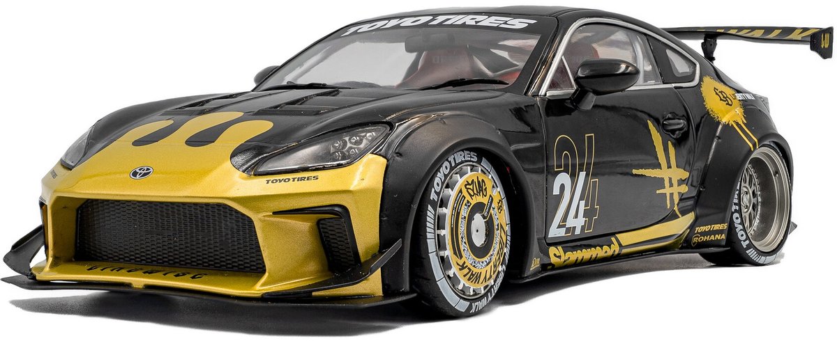 Toyota GR86 LBWK Body Kit 2024 model S1813603 Solido 1:18 czarny ze ...