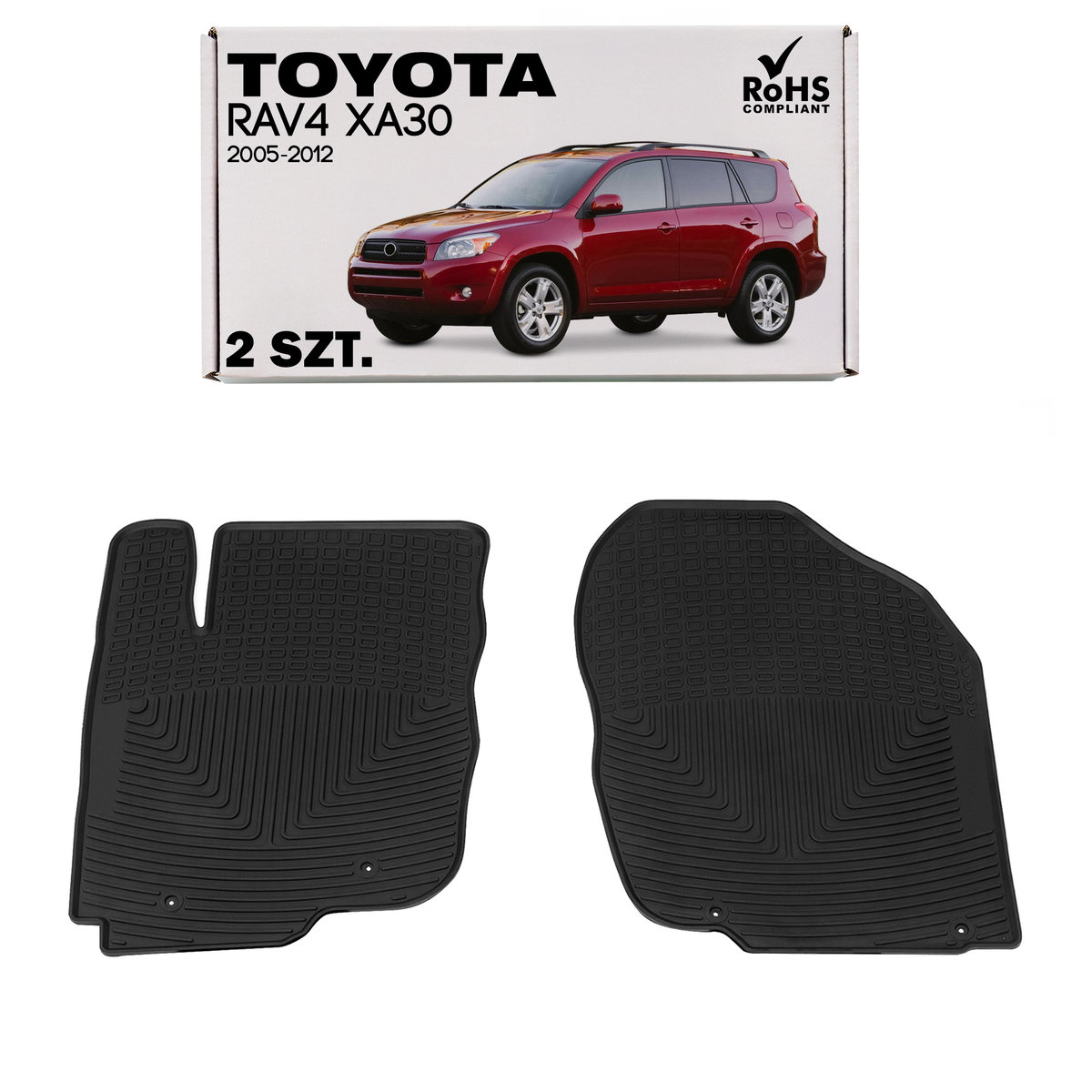 TOYOTA RAV4 III XA30 2005-2012 DYWANIKI SAMOCHODOWE PRZEDNIE - Inna ...