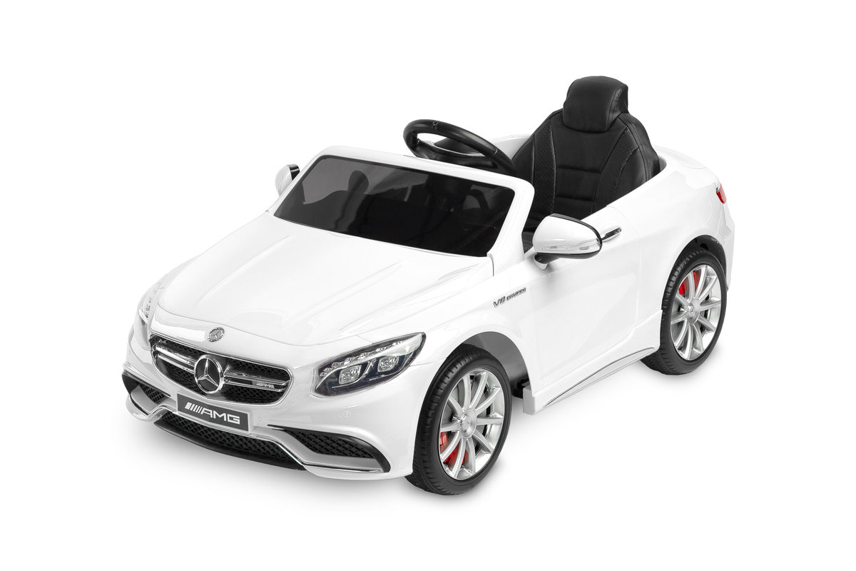 Toyz, pojazd na akumulator Mercedes S63 AMG, biały