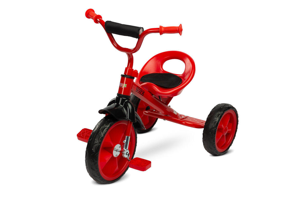 Toyz, rowerek trójkołowy York Caretero, red