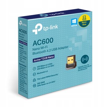 TP-Link Archer T2UB NANO AC600 Adapter Wi-Fi Bluetooth 4.2 600Mbps USB - TP-LINK