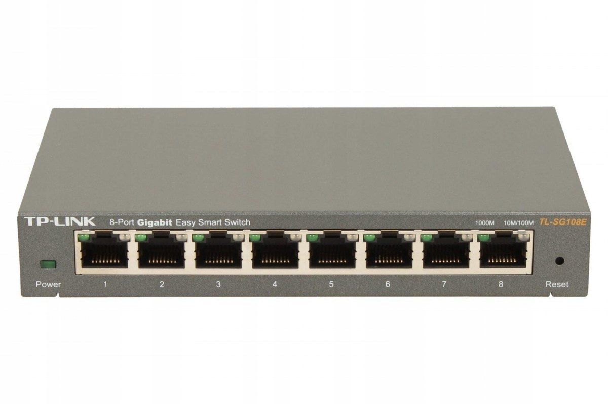 Tp-Link Przełącznik Smart Tl-Sg108E 8X1Gbe - TP-Link | Sklep EMPIK.COM