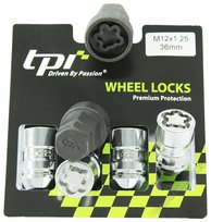 TPI Nakrętki ZABEZPIECZAJĄCE 12x1,25 36mm Impreza Forester Qashqai Juke SX4