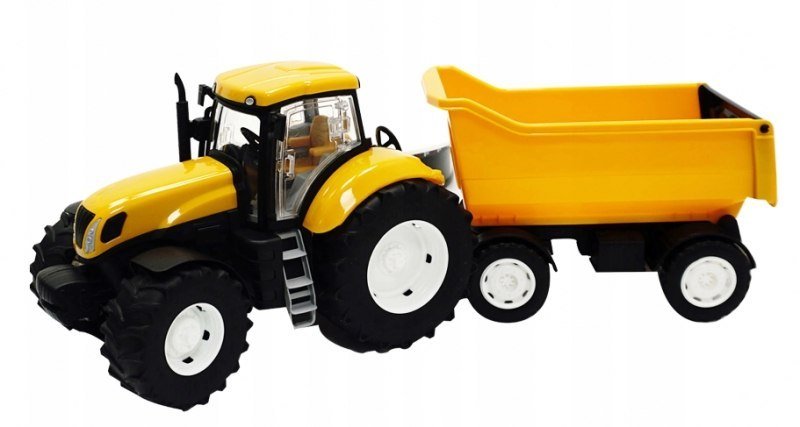 Фото - Машинка TPK1, pojazd rolniczy Traktor z przyczepą, 1:16