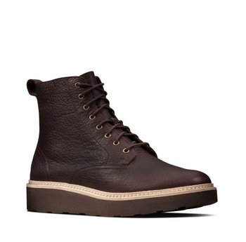 Trace Pine [burgundy leather] - rozmiar 41 - Clarks | Moda Sklep EMPIK.COM