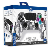 Trade Invaders Bezprzewodowy Kontroler White Camo (3.5mm jack slot)| PS4 i Multi-Device | Freaks And Geeks Inna producent