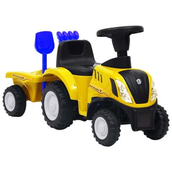 Traktor dla dzieci New Holland, żółty - Little Dutch