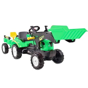 Traktor Na Pedały Z Przyczepą I Łyżką/Tr3005 - SUPER-TOYS