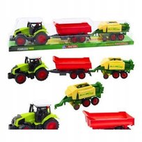 TRAKTOR ROLNICZY Z PRZYCZEPĄ