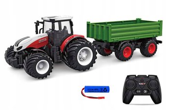 Traktor Zdalnie Sterowany Ciągnik Z Przyczepą Rc (6645K) - OEM