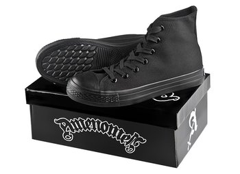 trampki AMENOMEN - PLAIN BLACK-36