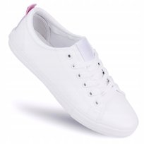 TRAMPKI damskie buty BIG STAR tenisówki niskie białe z ekoskóry RR274001 41 Inna marka