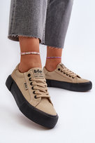 Trampki Damskie Lee Cooper LCW-24-31-2721 Beżowe-38 Lee Cooper